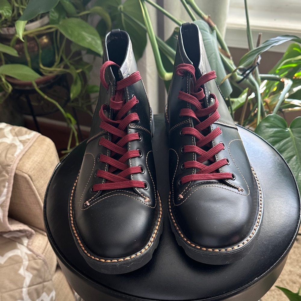 Mens Coach Cordovan Boxing Boot - NWOT